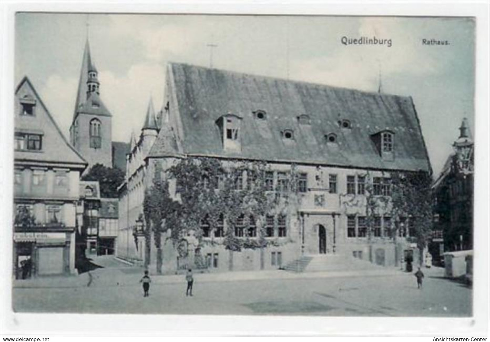 39011009 - Quedlinburg Mit Rathaus Ungelaufen  Gute Erhaltung. - Autres & Non Classés