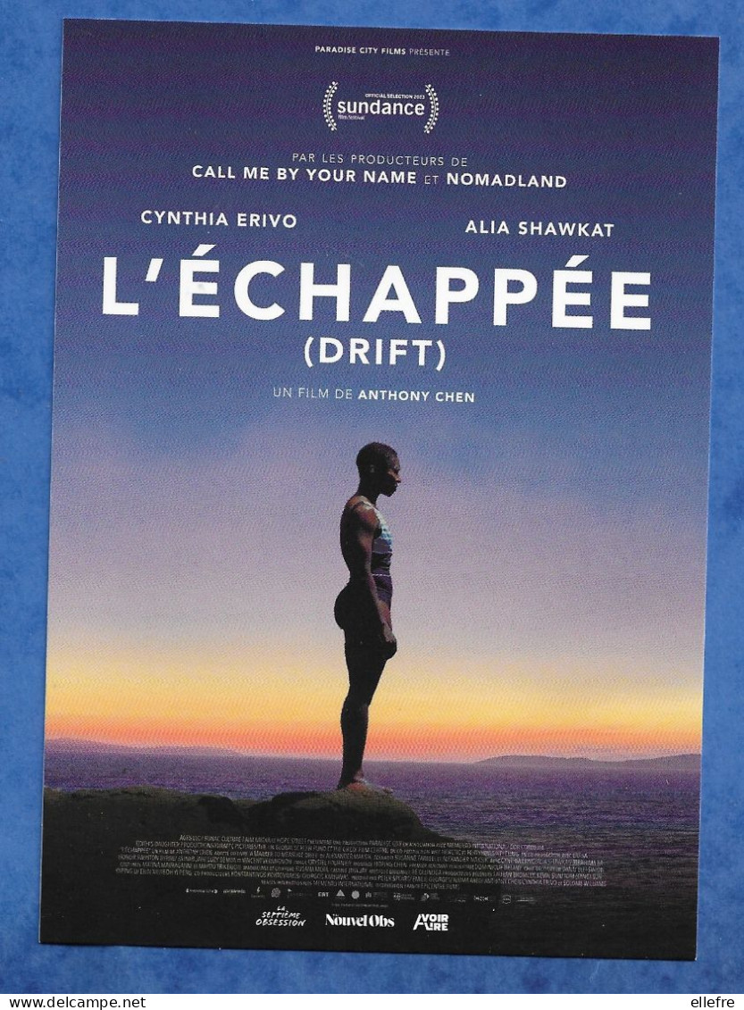 CPM Cinema Affiche Sur Carte Film L échappée Drift D' Anthony Chen - 24/04/2024 Festival De Sundance - Posters On Cards