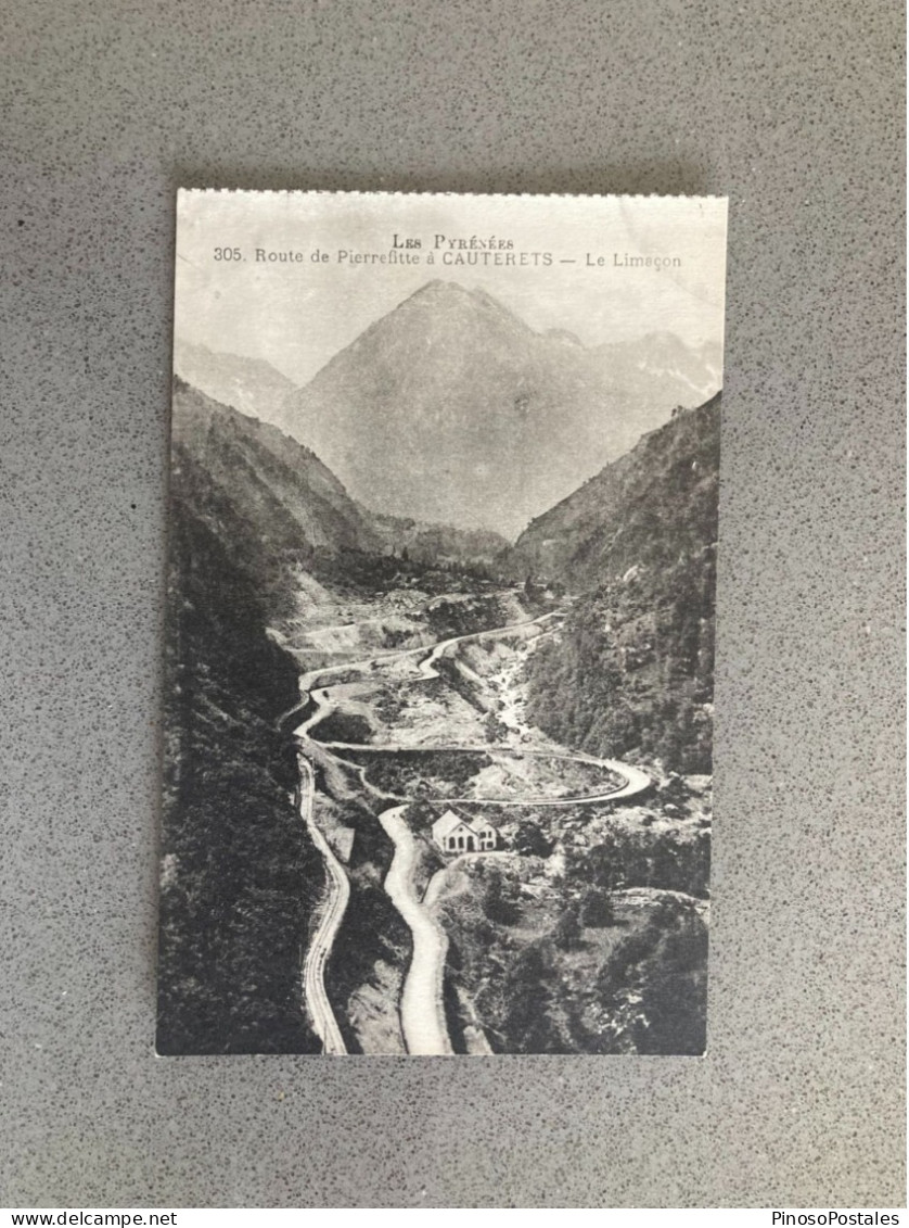 Les Pyrenees - Le Limacon Route De Pierrefitte A Cauterets Carte Postale Postcard - Cauterets