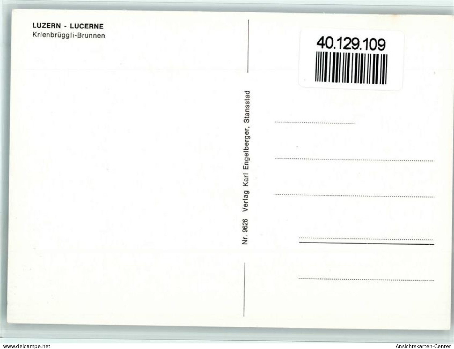 40129109 - Luzern Lucerne - Other & Unclassified