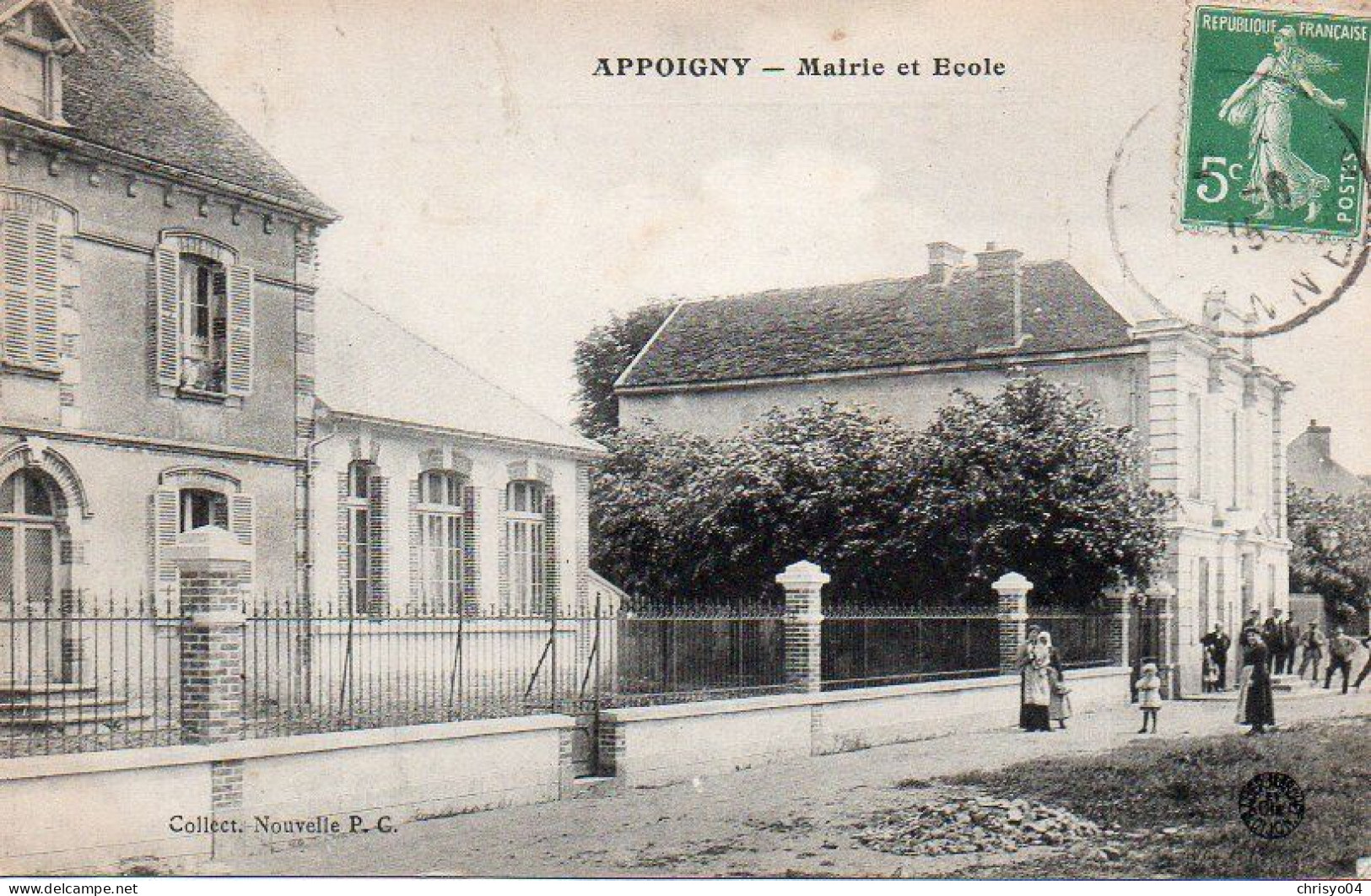 4V4Sb   89 Appoigny Mairie Et écoles - Appoigny