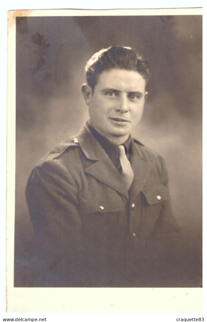 PORTRAIT -MILITAIRE AVIATEUR ?  PHOTO PLAGE MA. MASSIEU L'ESTAQUE MARSEILLE - Guerre, Militaire