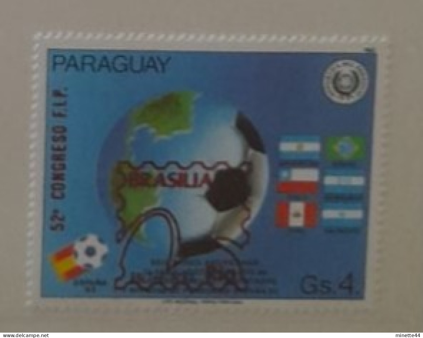 PARAGUAY  1983  MNH**  FOOTBALL FUSSBALL SOCCER CALCIO VOETBAL FUTBOL FUTEBOL FOOT FOTBAL - Unused Stamps