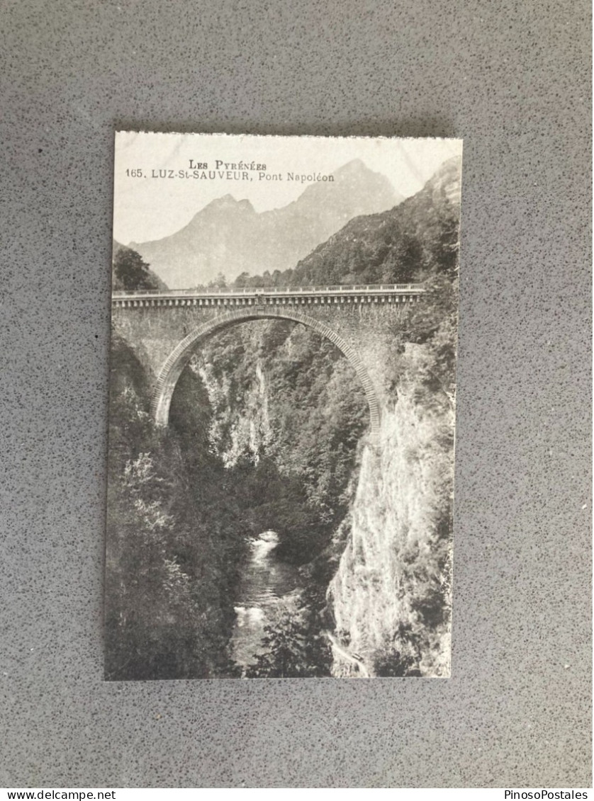 Les Pyrenees - Luz St-Sauveur Pont Napoleon Carte Postale Postcard - Luz Saint Sauveur