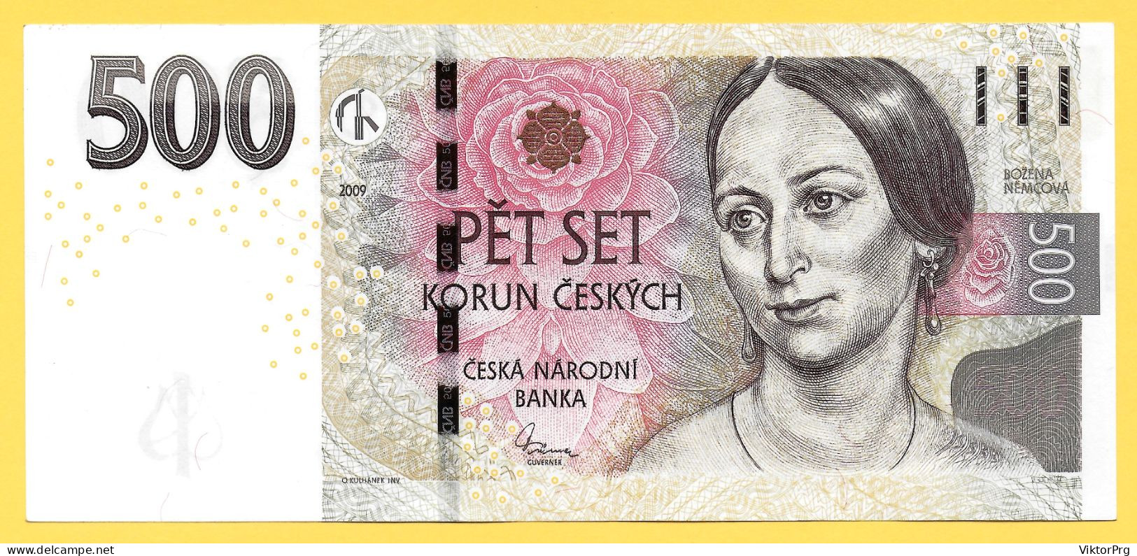 Czech Republic 500 Korun 2009 P27 UNC - Tchéquie