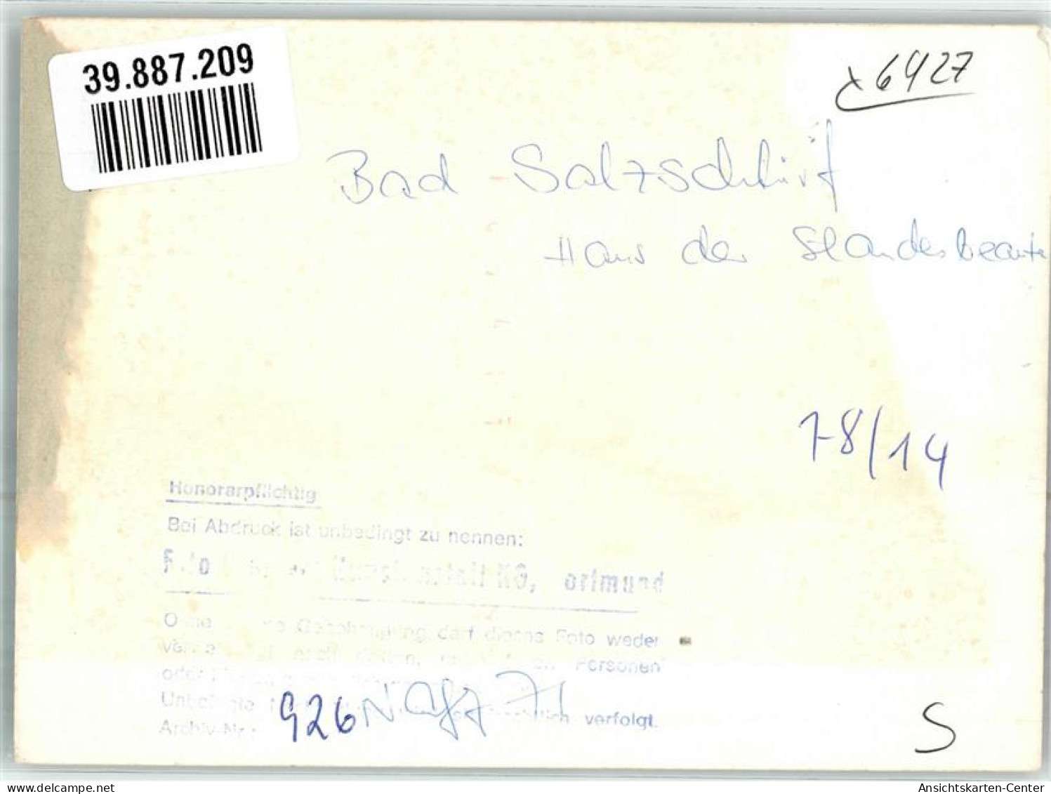 39887209 - Bad Salzschlirf - Autres & Non Classés
