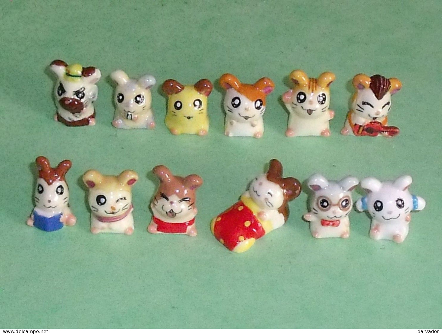 TB124 / Fève / Série De Fèves Complète : Hamtaro 2004 - Dibujos Animados