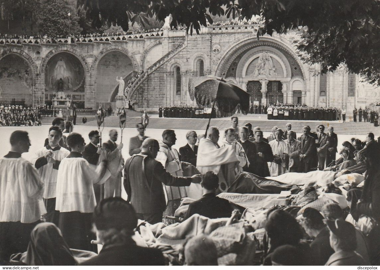 AD434 Lourdes - La Benedizione Degli Ammalati - Edizione UNITALSI Piemonte / Viaggiata 1964 - Lourdes