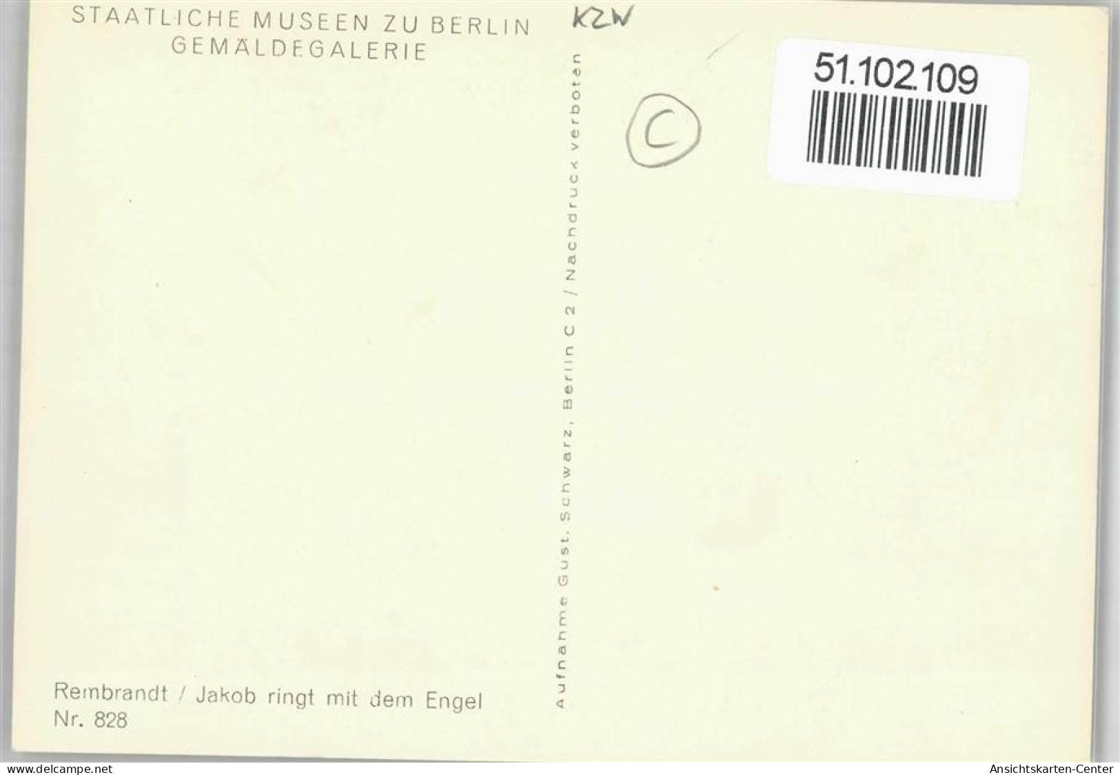 51102109 - Rembrandt Nr. 828 - Engel