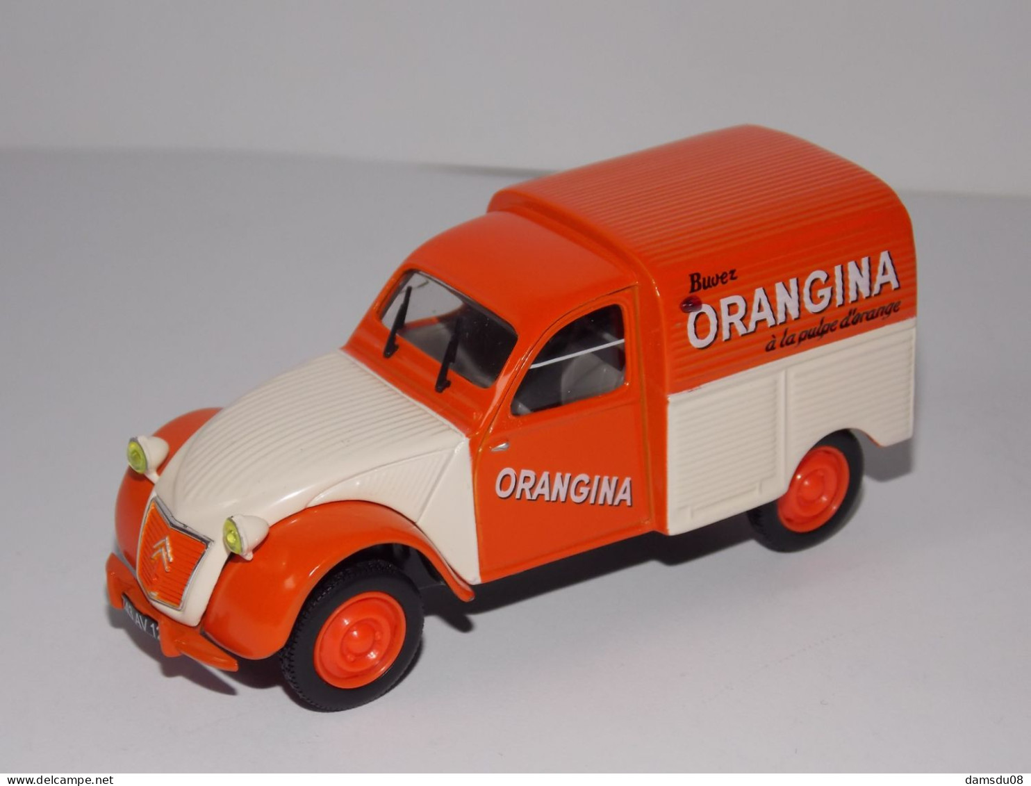 Norev Citroen 2CV  Camionnette Orangina  Echelle 1/43 Sous Blister - Norev