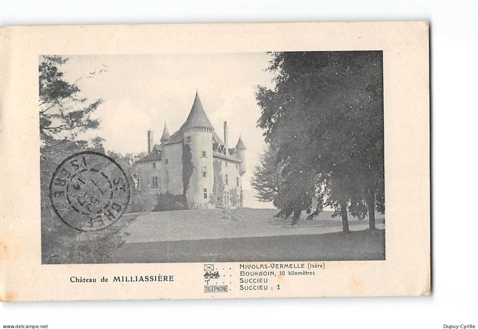 Château De MILLIASSIERE - Très Bon état - Autres & Non Classés