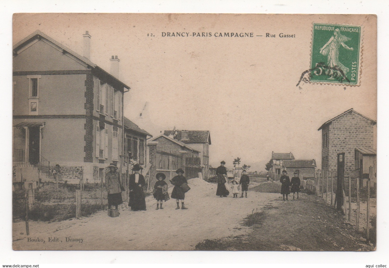 DRANCY-PARIS-CAMPAGNE   93  RUE GASSET - Autres & Non Classés