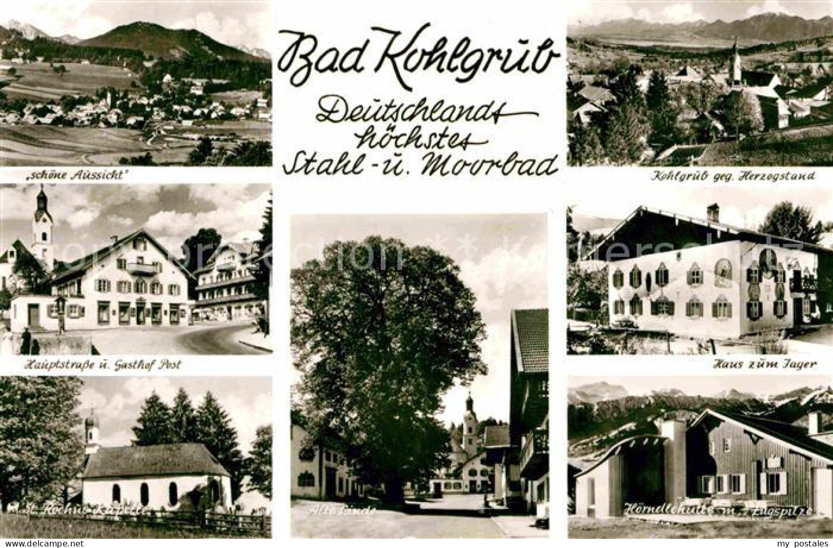 72706678 Bad Kohlgrub Gegen Herzogenstand Haus Zum Jaeger Gasthof-Post Hoerndleh - Other & Unclassified