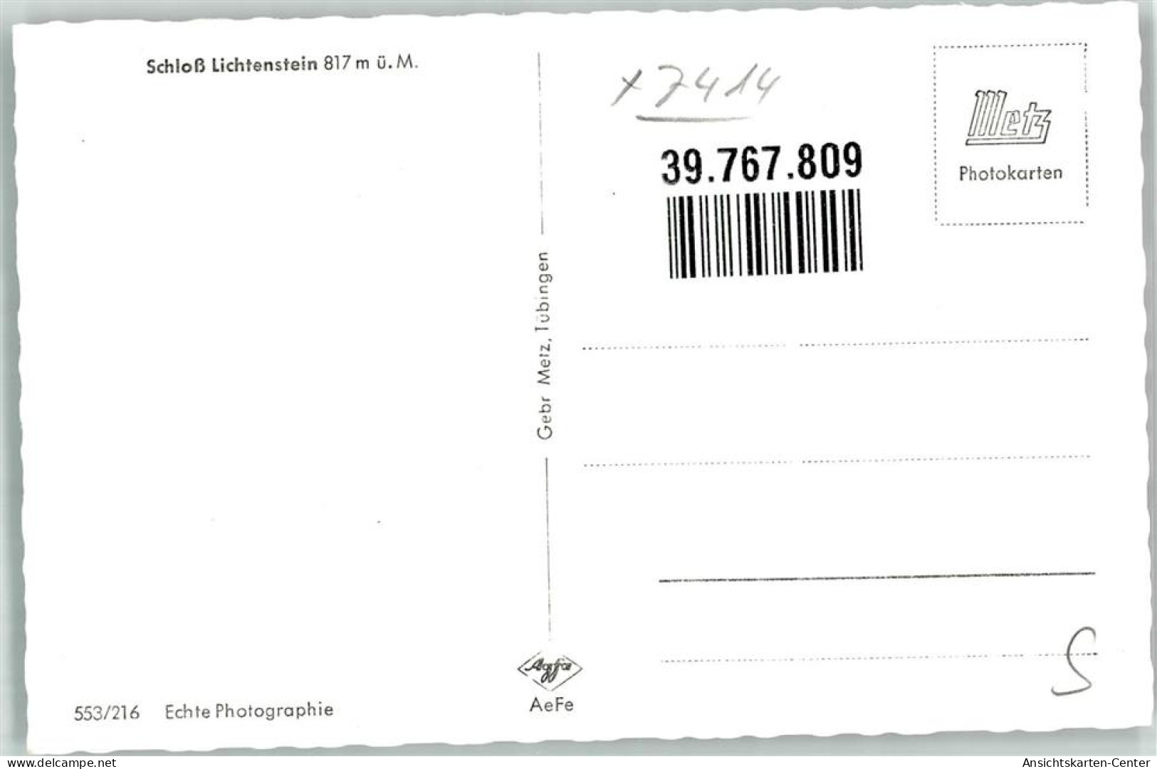 39767809 - Lichtenstein , Wuertt - Other & Unclassified