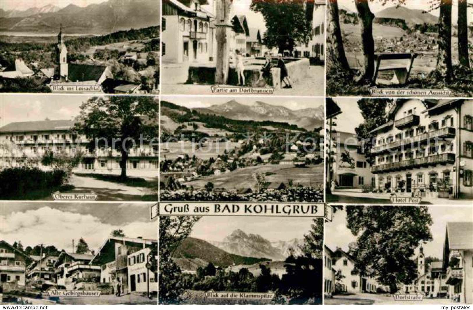 72706664 Bad Kohlgrub Loisachtal Kurhaus Klammspitze Hotel-Post Bad Kohlgrub - Sonstige & Ohne Zuordnung