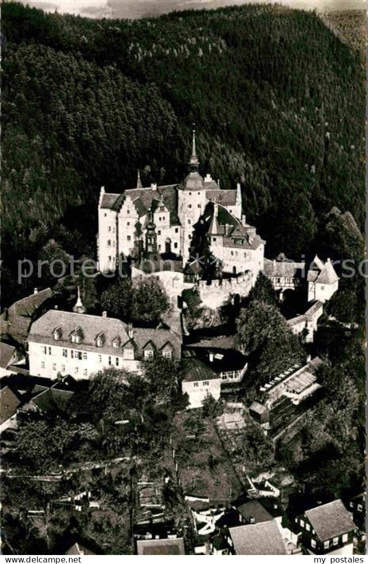 72706610 Burg Lauenstein Frankenwald Fliegeraufnahme Burg Ludwigsstadt - Other & Unclassified