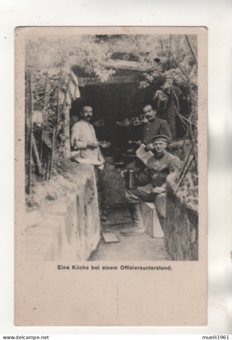 +5105, WK I, Feldpost, Eine Küche Bei Einem Offiziersunterstand - Guerra 1914-18