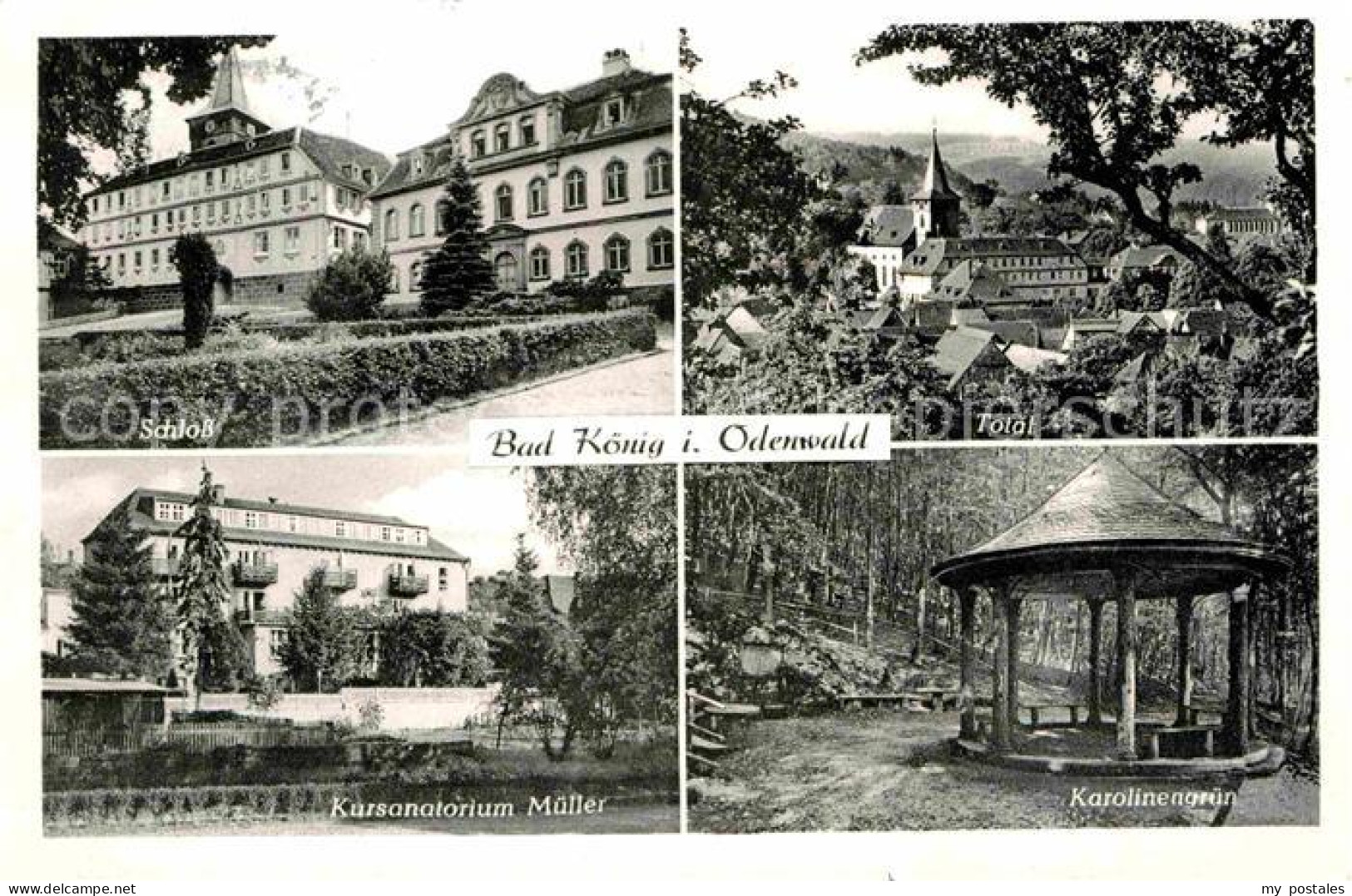 72706540 Bad Koenig Odenwald Schloss Kursanatorium Mueller Karolinengruen Bad Ko - Bad König