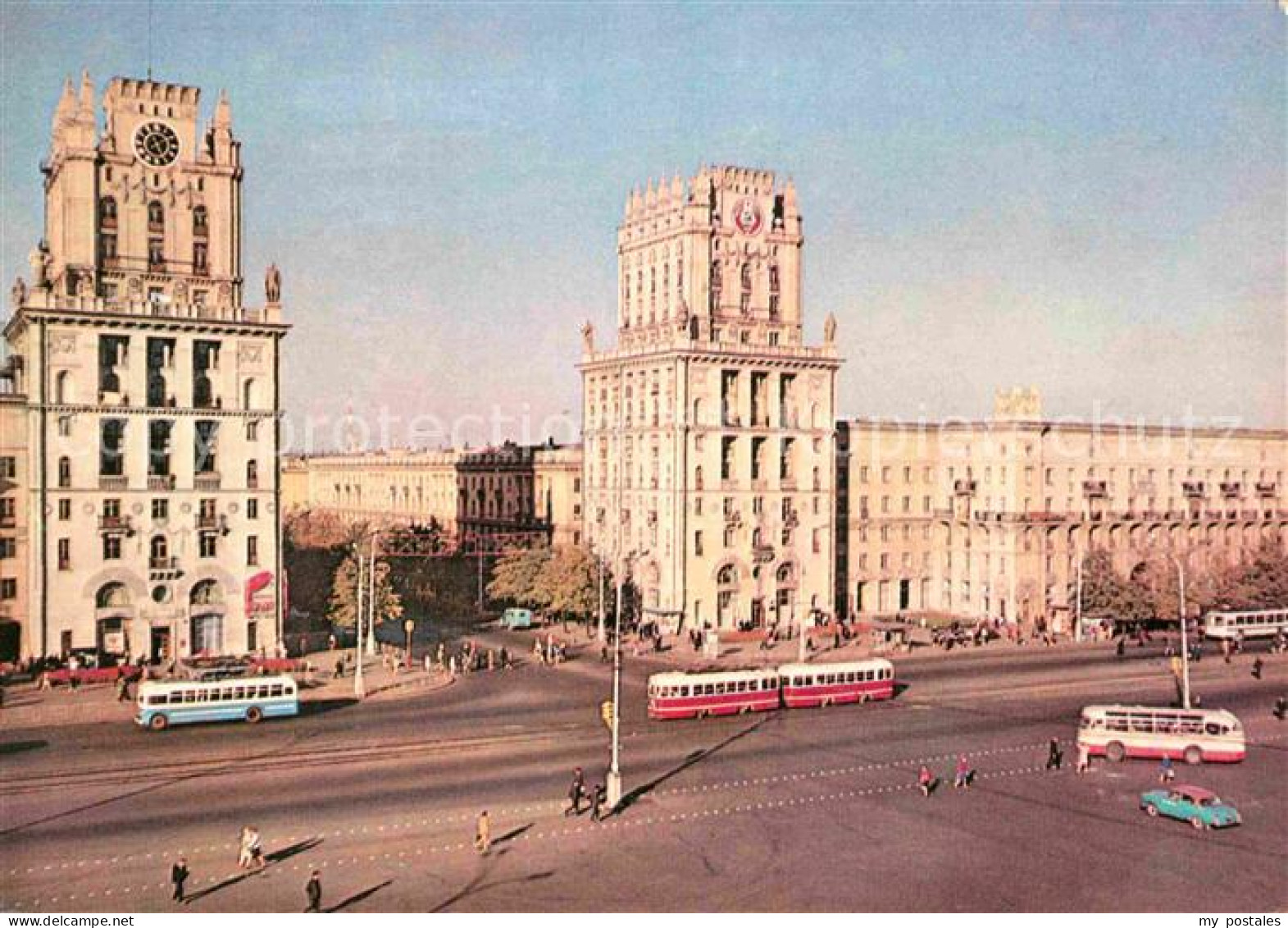 72706523 Minsk Weissrussland Bahnhofsplatz Minsk - Weißrussland