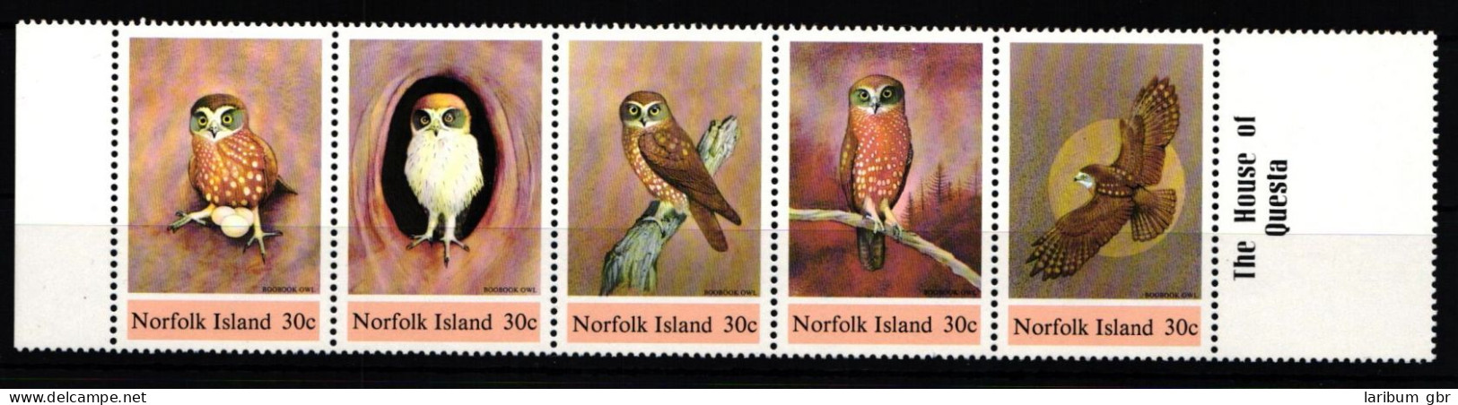 Norfolk Inseln 339-343 Postfrisch Als Fünferstreifen #KO815 - Autres & Non Classés
