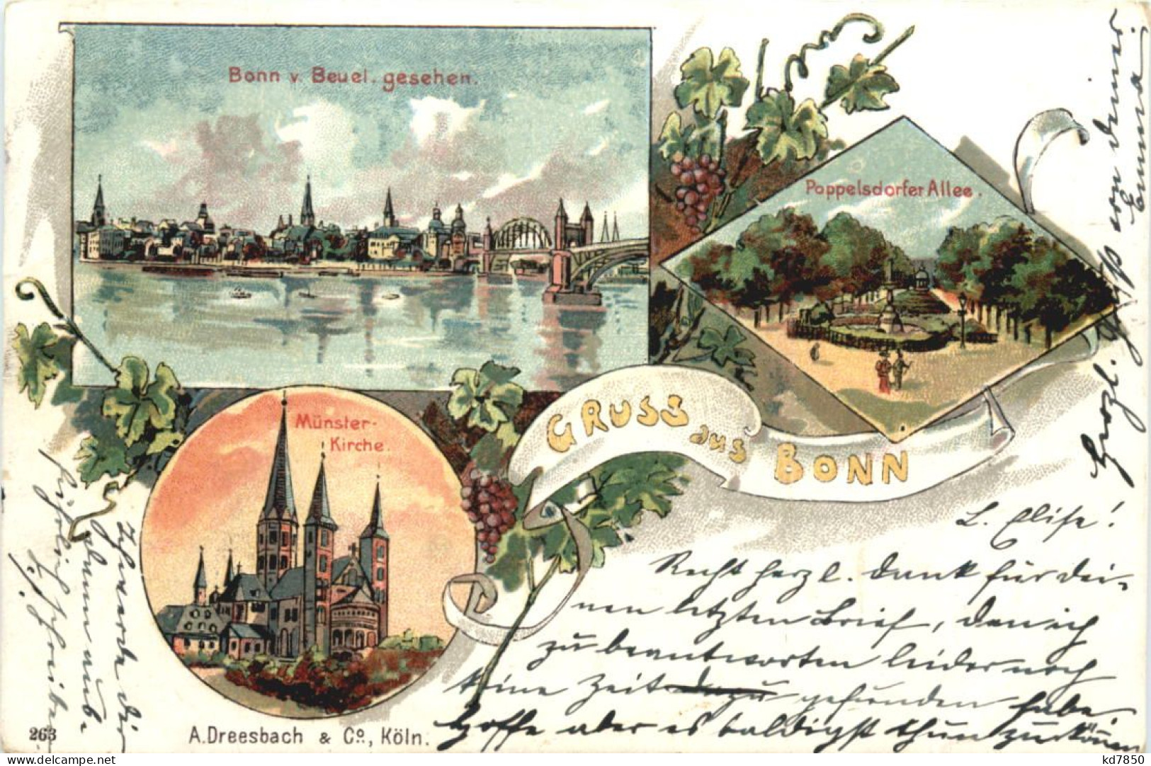 Gruss Aus Bonn - Litho - Bonn