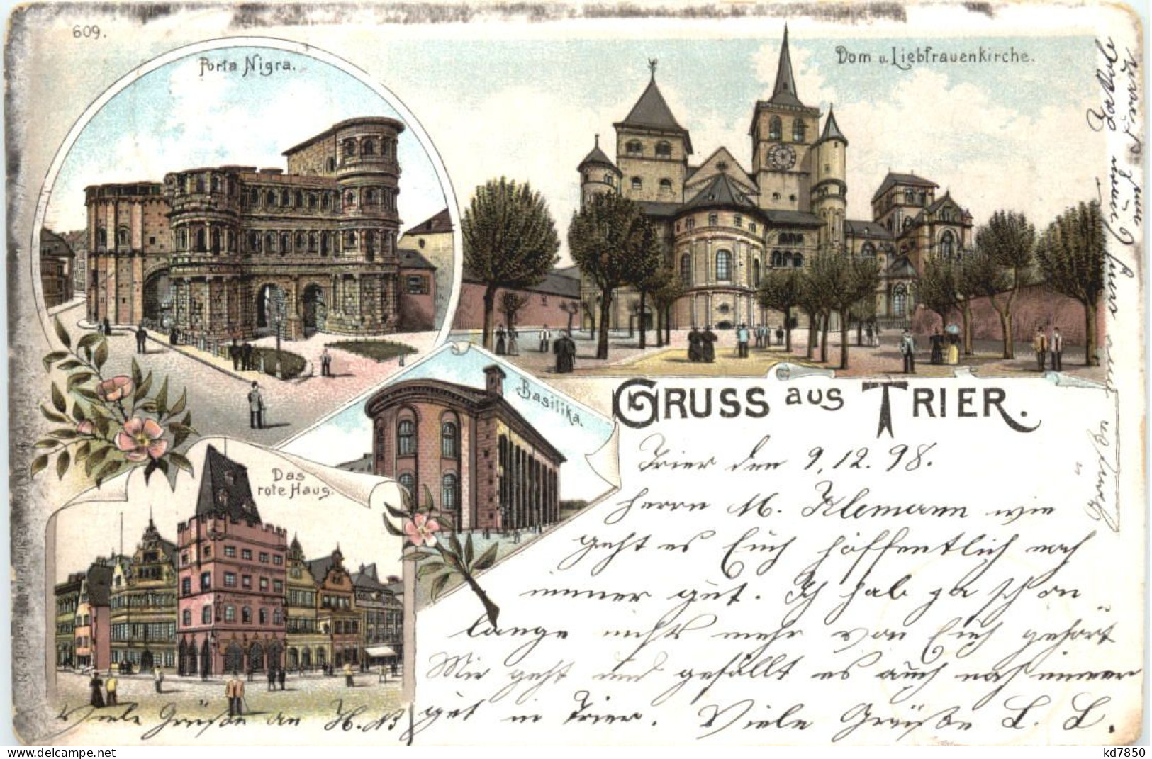 Gruss Aus Trier - Litho - Trier