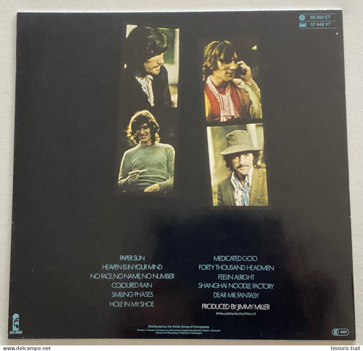 Best Of TRAFFIC - LP - 1969/81 - German Press - Rock