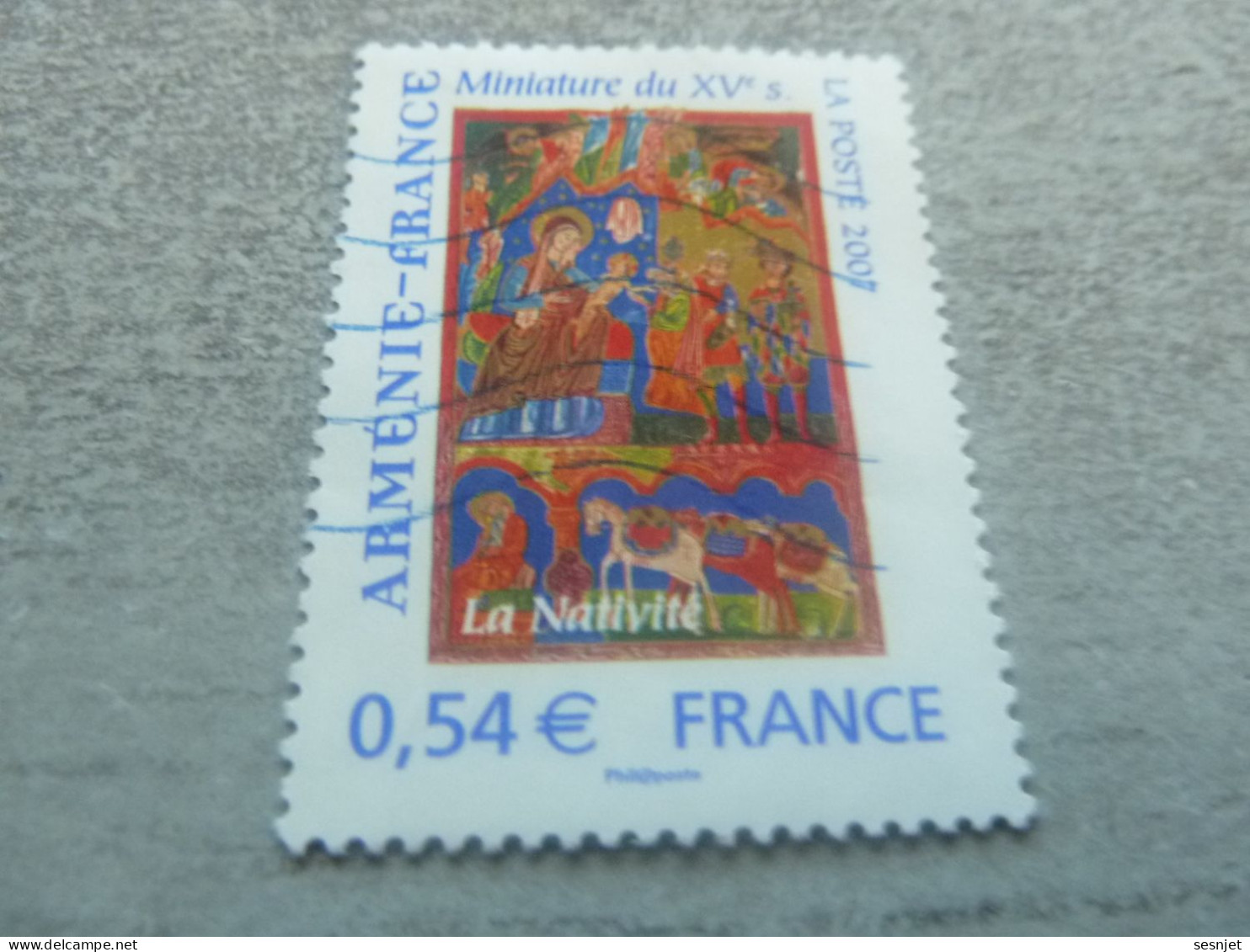 Oeuvres Religieuses - Nativité - 0.54 € - Yt 4058 - Multicolore - Oblitéré - Année 2007 - - Christianity