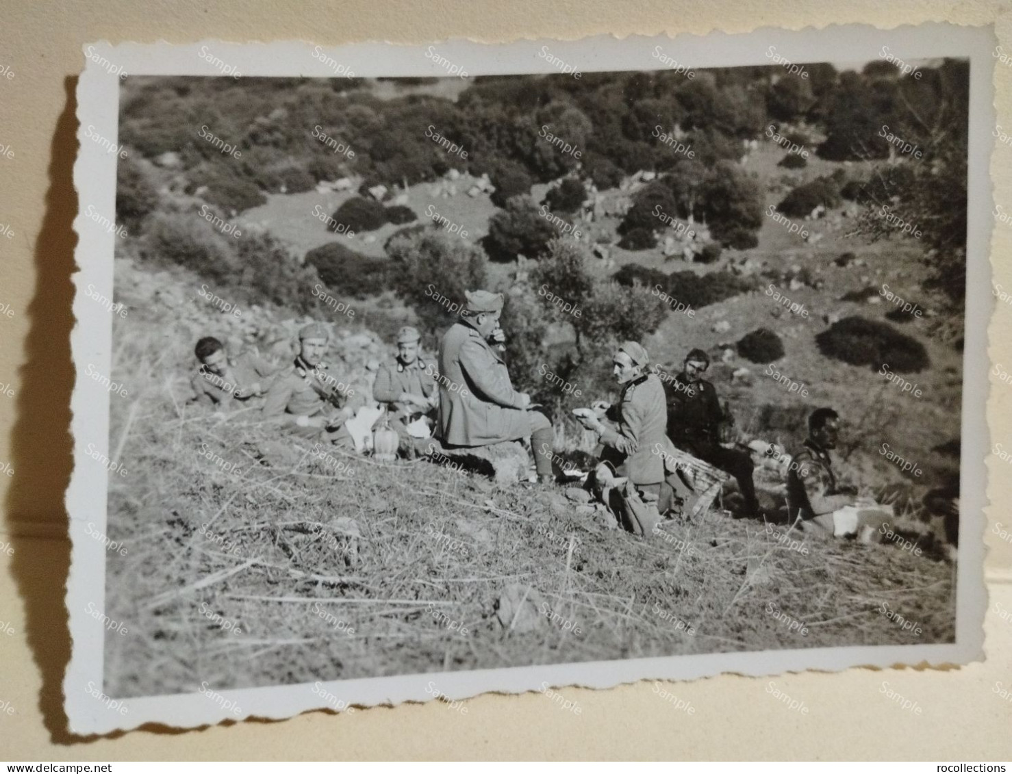 Italia Militari Foto SERRA - Oristano. Sardegna, Militari. Nomi Retro. 1939. 85x60 Mm. - Oorlog, Militair