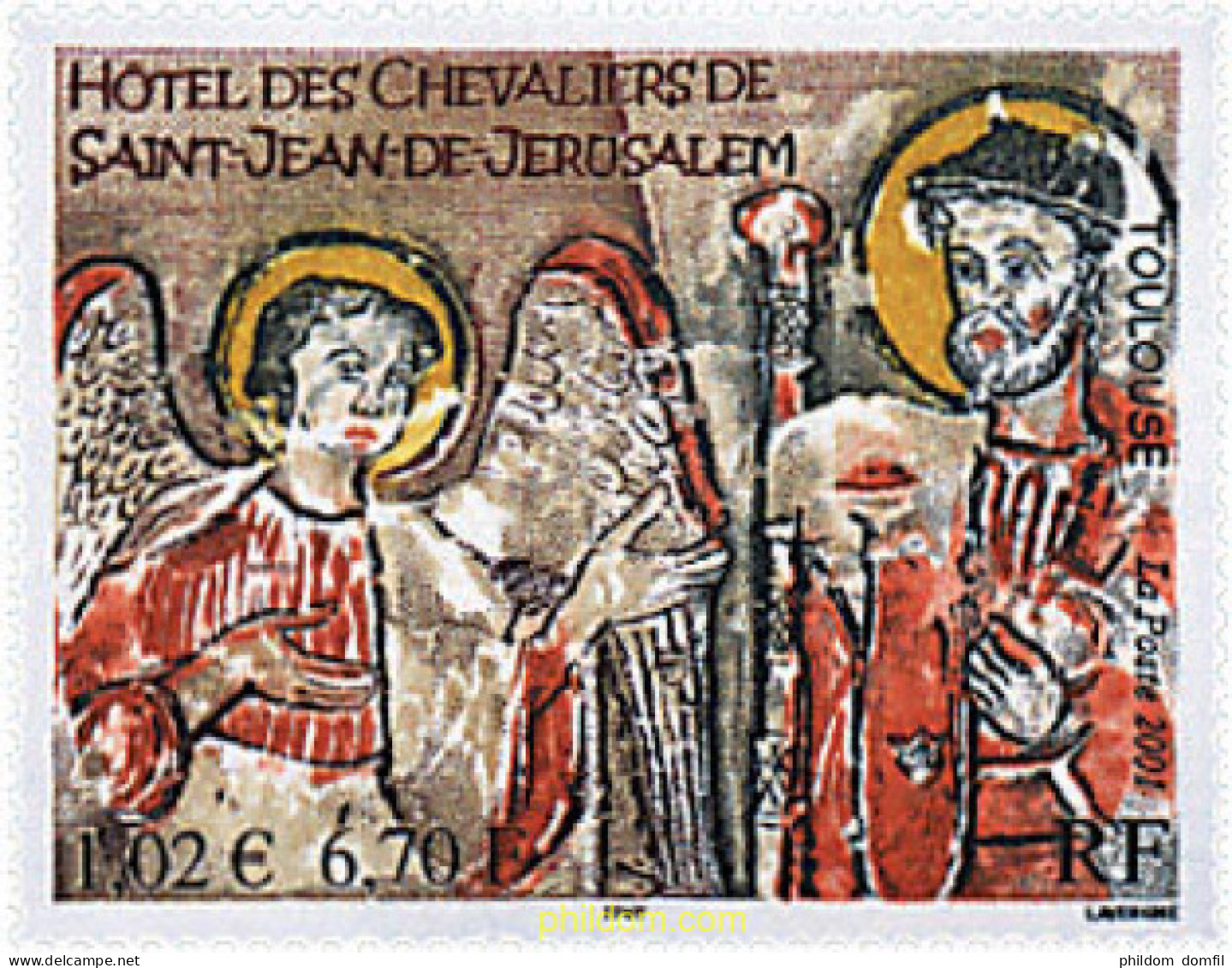 78188 MNH FRANCIA 2001 RELIGION - Autres & Non Classés