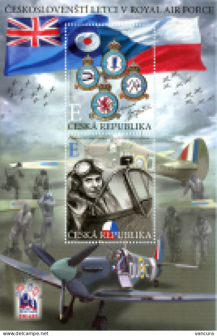 A 1046 - 7 Czech Republic Czechoslovak Fighters In RAF 2019  František Peřina - Unused Stamps