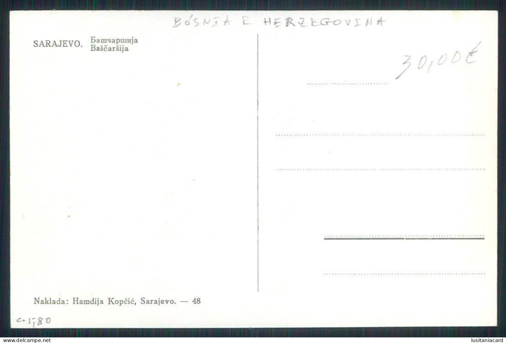 BOSNIA-HERZEGOVINA - SARAJEVO - Capajevo.- Bascarsija ( Ed. Naklada : Hamdija Kopcié - Nº 48)  Carte Postale - Fairs