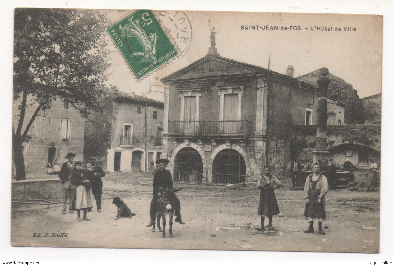 SAINT-JEAN-DE-FOS     34   L'HÔTEL DE VILLE - Autres & Non Classés