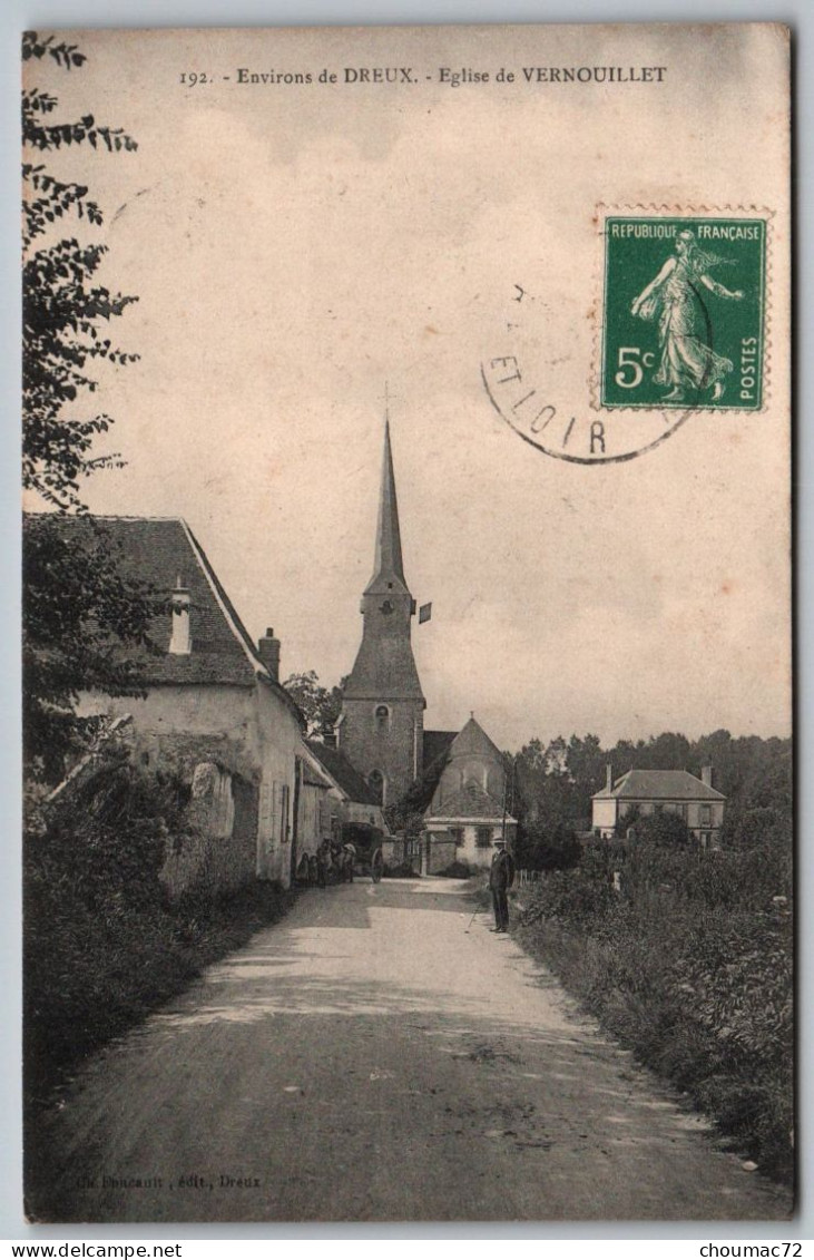 (28) 2086, Vernouillet, Foucault édit, Eglise - Sonstige & Ohne Zuordnung