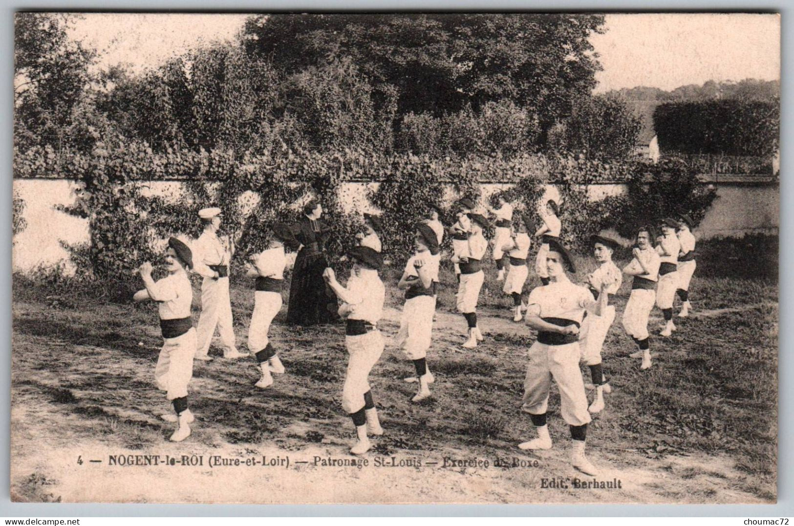 (28) 2081, Nogent Le Roi, Edit Berhault 4, Patronnage St-Louis, Exercice De Boxe - Nogent Le Roi