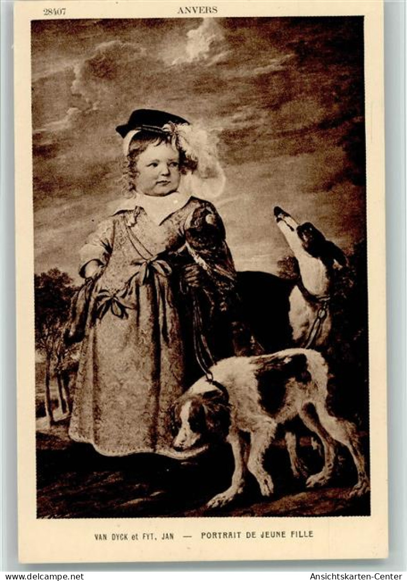 12086509 - Hunde Gemaelde Von Van Dyck - - Hunde