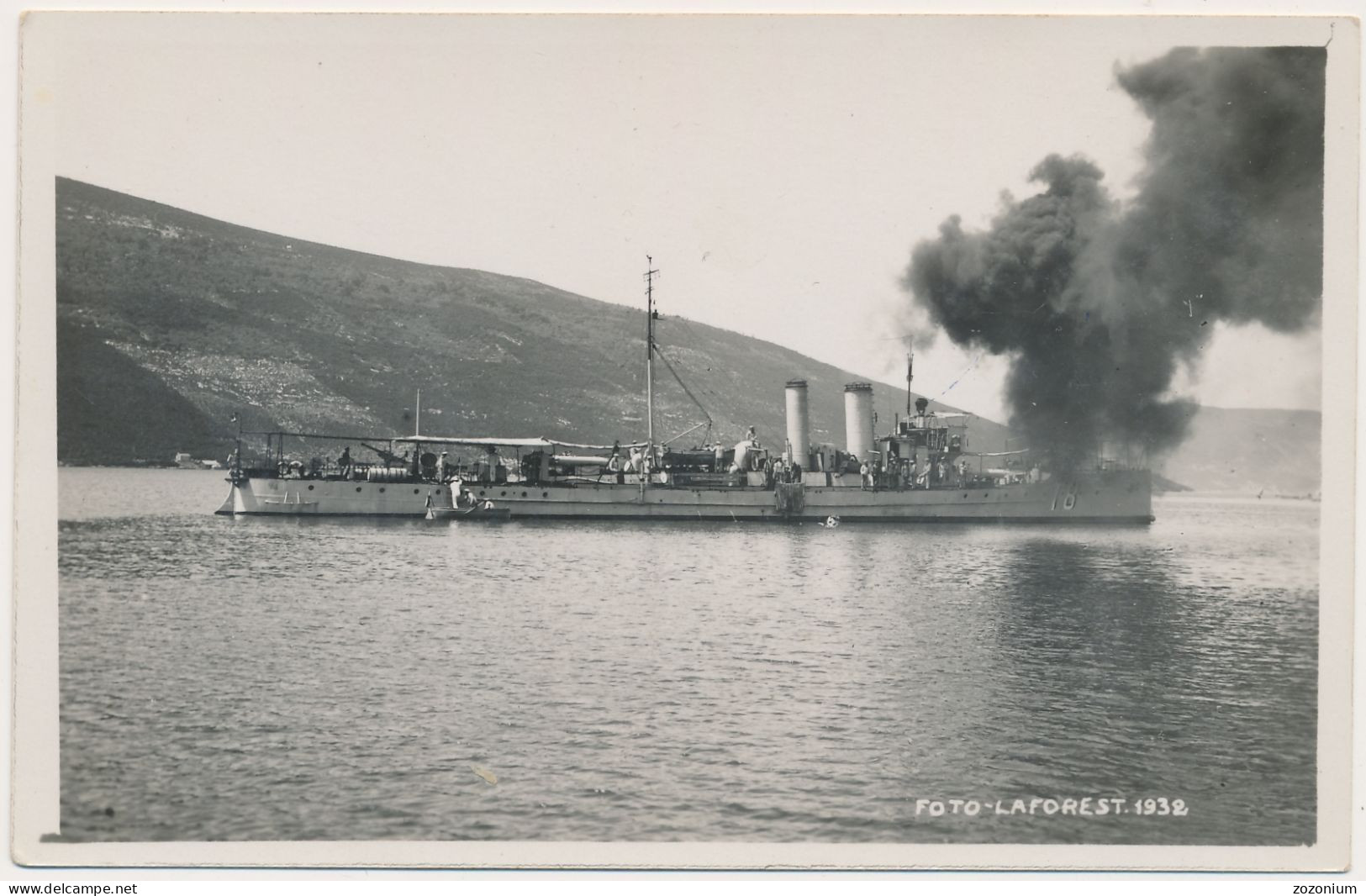 Ship Kr. Brod ''Dubrovnik'' Royal Navy Yugoslavia Vintage Old Postcard - Croatie