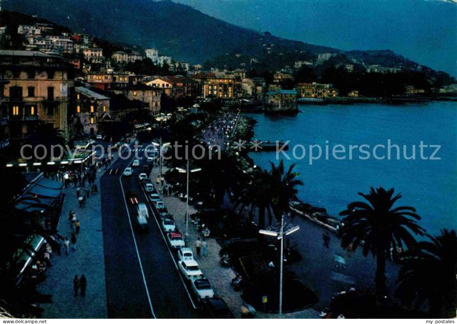 72705362 Rapallo Notturno Nachtaufnahme Rapallo - Sonstige & Ohne Zuordnung