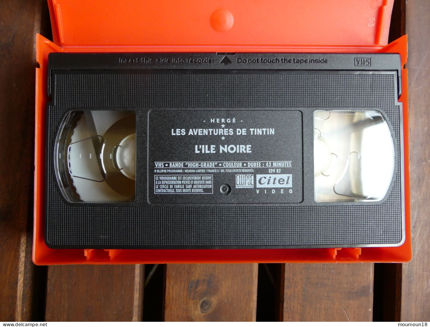 Lot 18 Video-cassettes VHS Secam Tintin Hergé CITEL Ellipse Programme PFC Vidéo - Andere & Zonder Classificatie