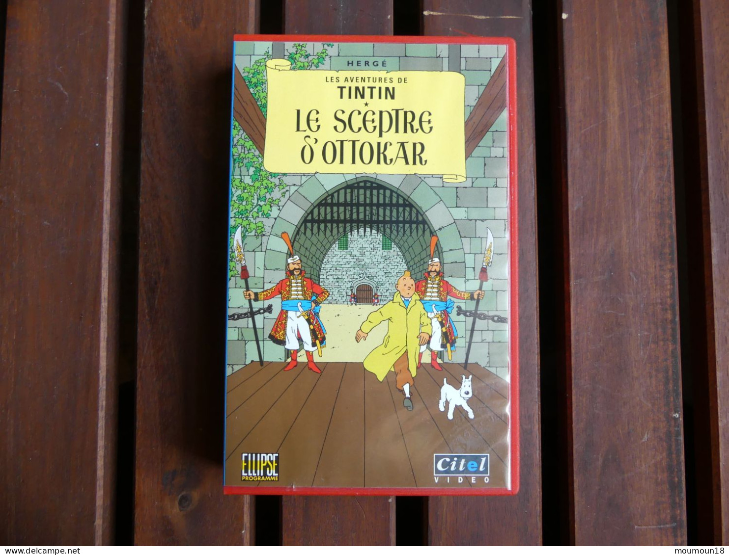 Lot 18 video-cassettes VHS Secam Tintin Hergé CITEL Ellipse Programme PFC Vidéo