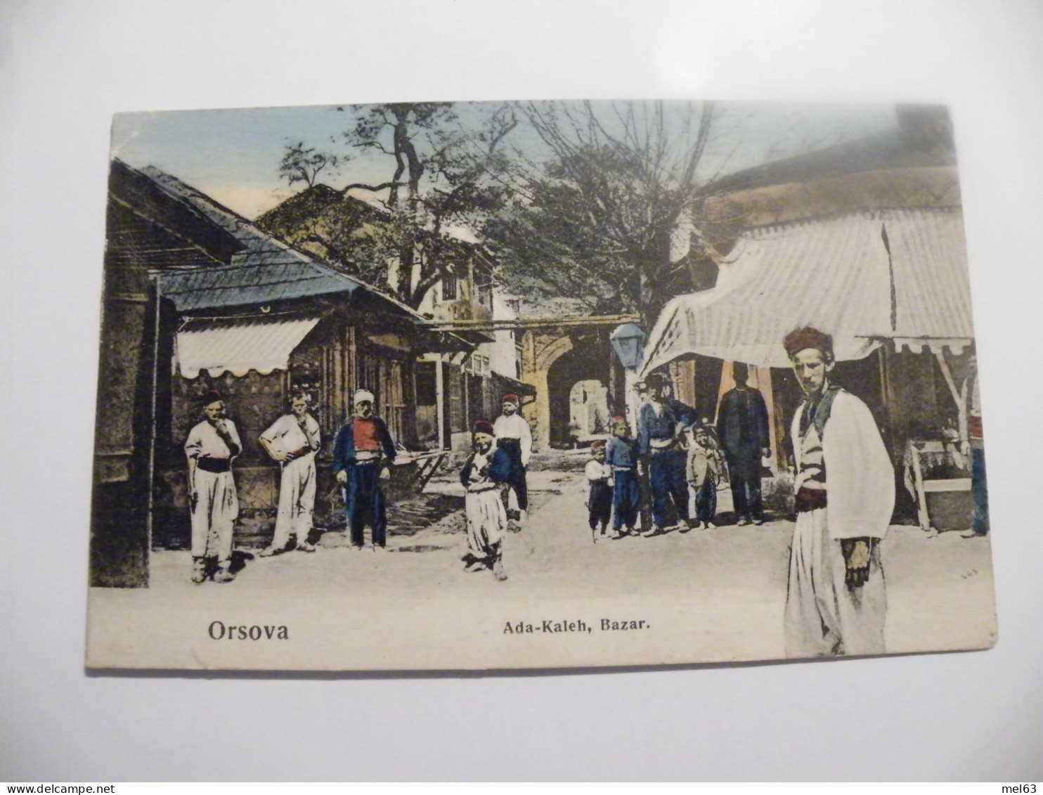 A548 .CPA. ROUMANIE. ORSOVA. Ada-Kaleh,Bazar. .beau Plan Animé. écrite & Voyagée 1907 - Roumanie