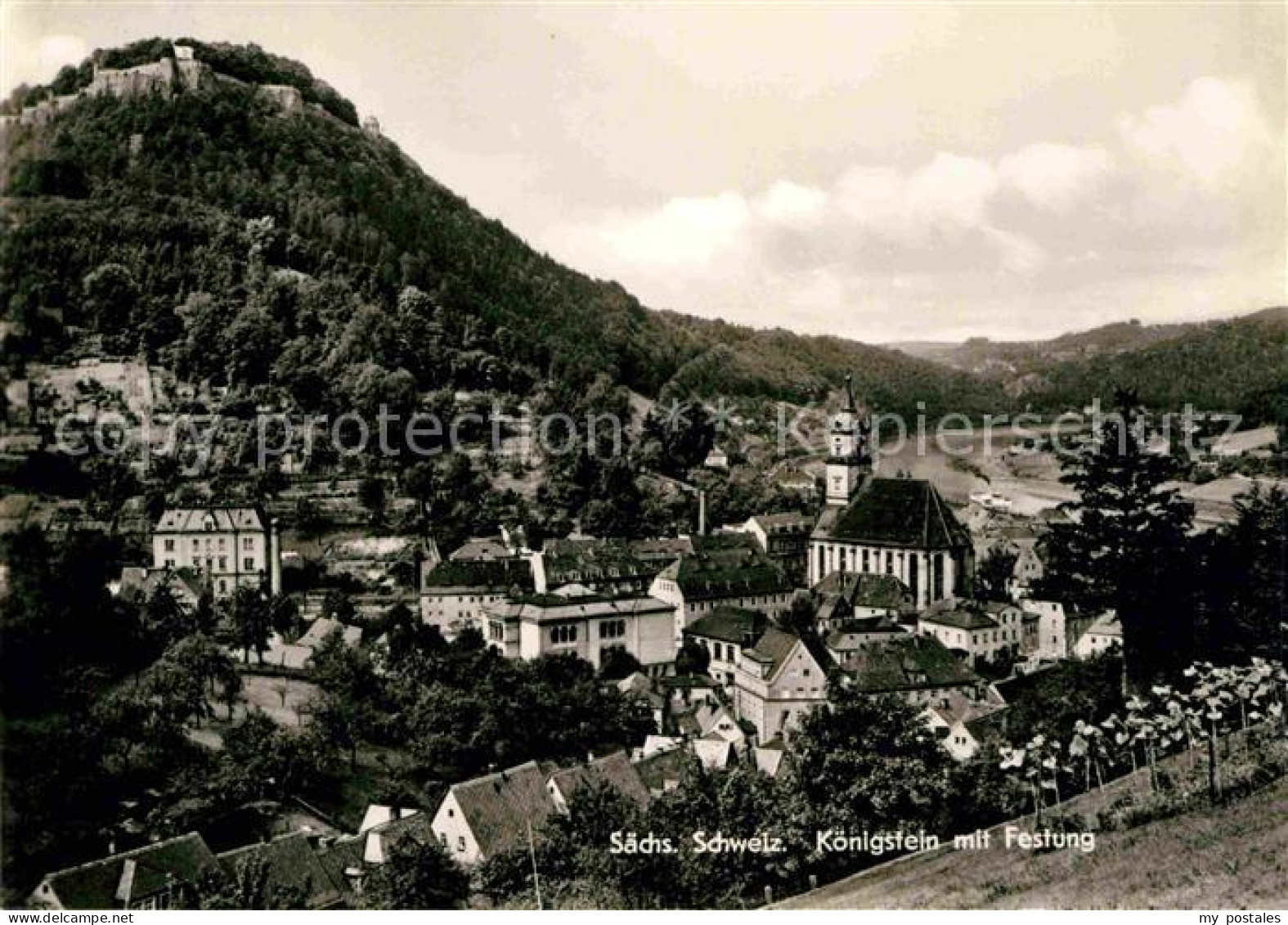 72705102 Koenigstein Saechsische Schweiz Festung Koenigstein Saechsische Schweiz - Königstein (Sächs. Schw.)