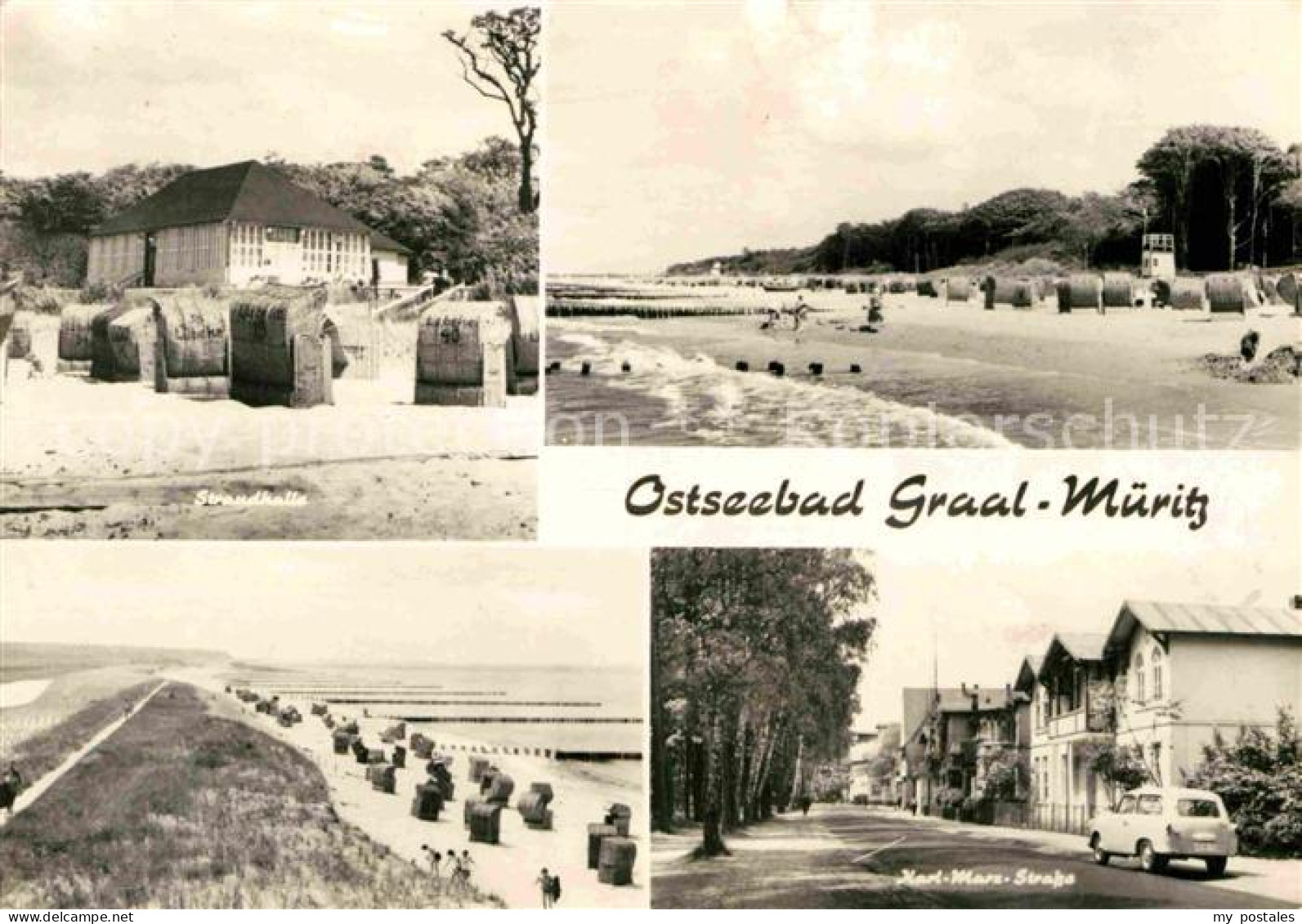 72704923 Graal-Mueritz Ostseebad Strandhalle Karl Marx Strasse Strand Seeheilbad - Graal-Müritz