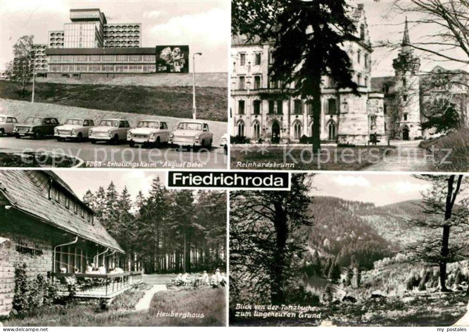 72704897 Friedrichroda FDGB Erholungsheim August Bebel Heuberghaus Tanzbuche Sch - Friedrichroda