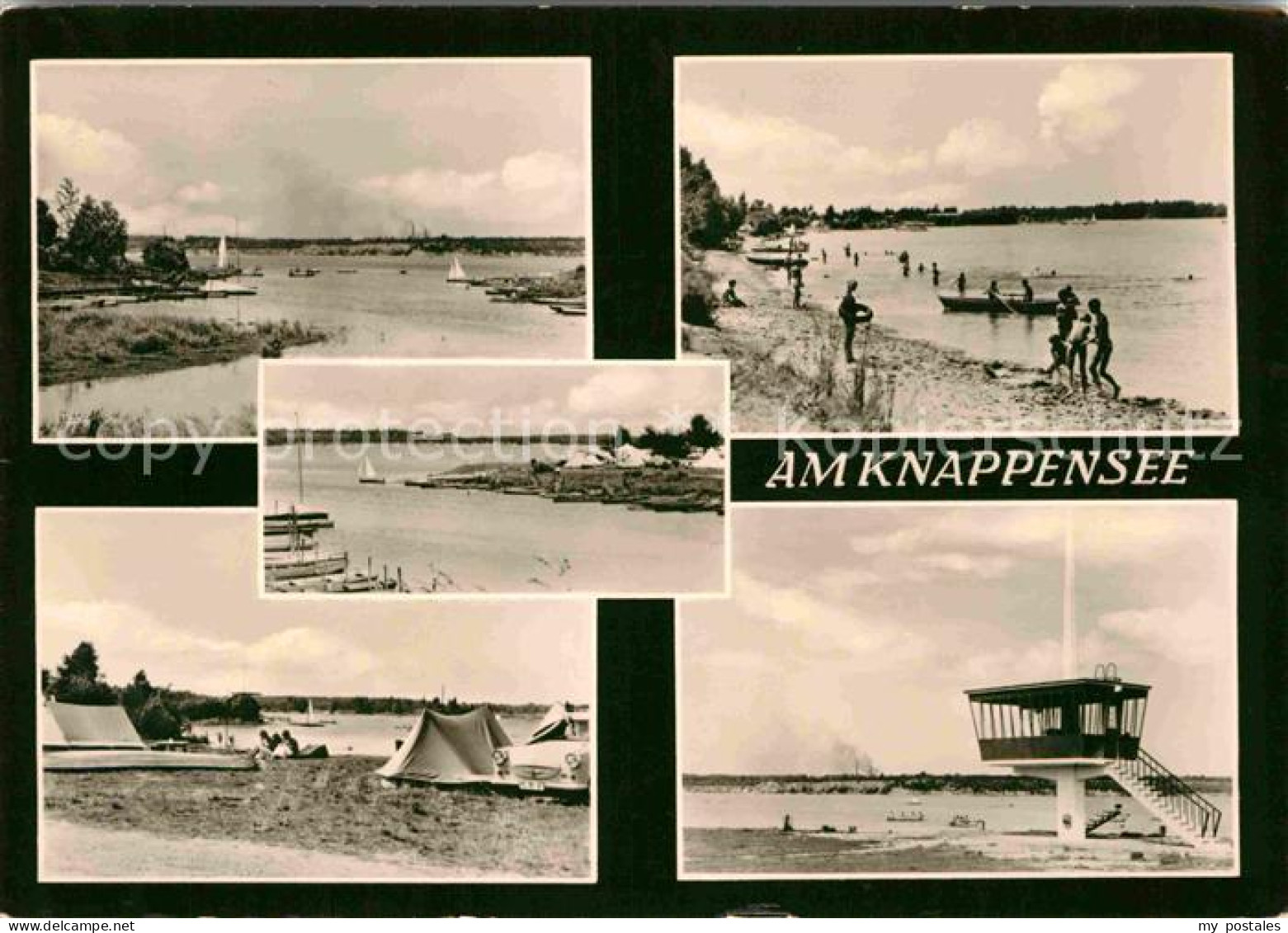 72704881 Knappensee Oberlausitz Strandbad Zeltplatz Ueberwachungsturm  Knappense - Lohsa