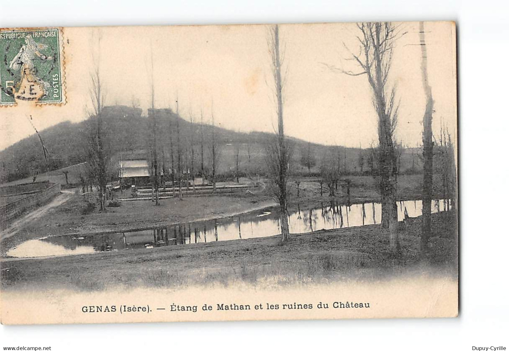 GENAS - Etang De Mathan Et Les Ruines Du Château - Très Bon état - Otros & Sin Clasificación