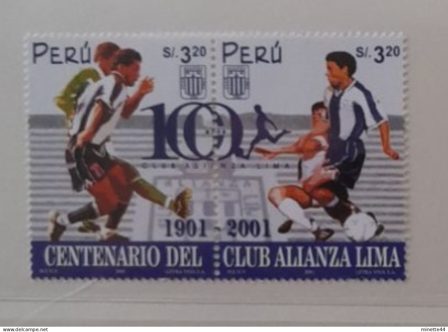 PEROU PERU 2001  MNH**  FOOTBALL FUSSBALL SOCCER CALCIO VOETBAL FUTBOL FUTEBOL FOOT FOTBAL - Ungebraucht