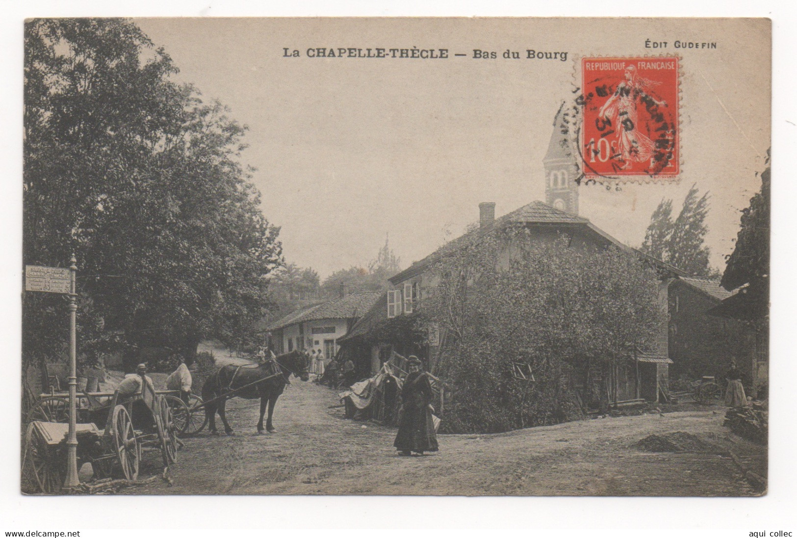 LA CHAPELLE-THÈCLE   71  BAS DU BOURG - Sonstige & Ohne Zuordnung