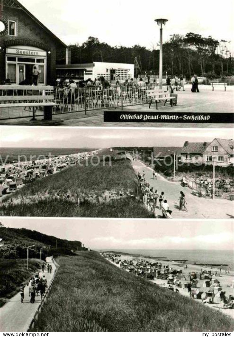 72704361 Graal-Mueritz Ostseebad Gaststaette Seestern Promenade Strand Seeheilba - Graal-Müritz