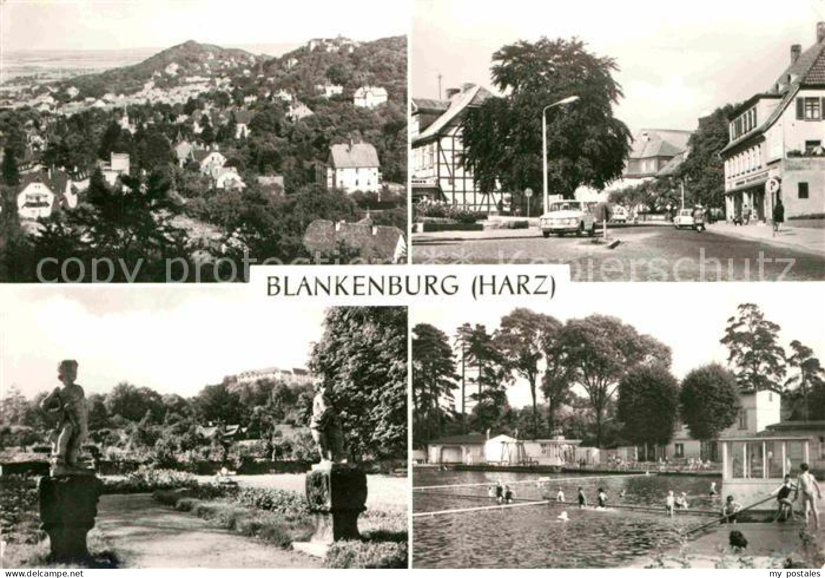 72704311 Blankenburg Harz Panorama Mauerstrasse Barockgarten Im Ehem Lustschloss - Blankenburg